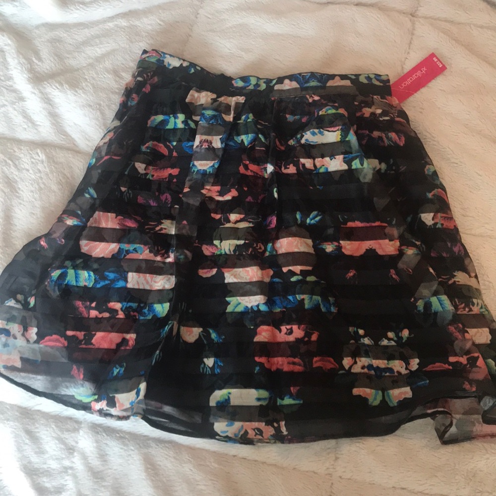 Floral Xhilaration skirt